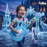 Kriiddaank Frozen Theme Musical Guitar for Kids with Elsa & Anna Blue
