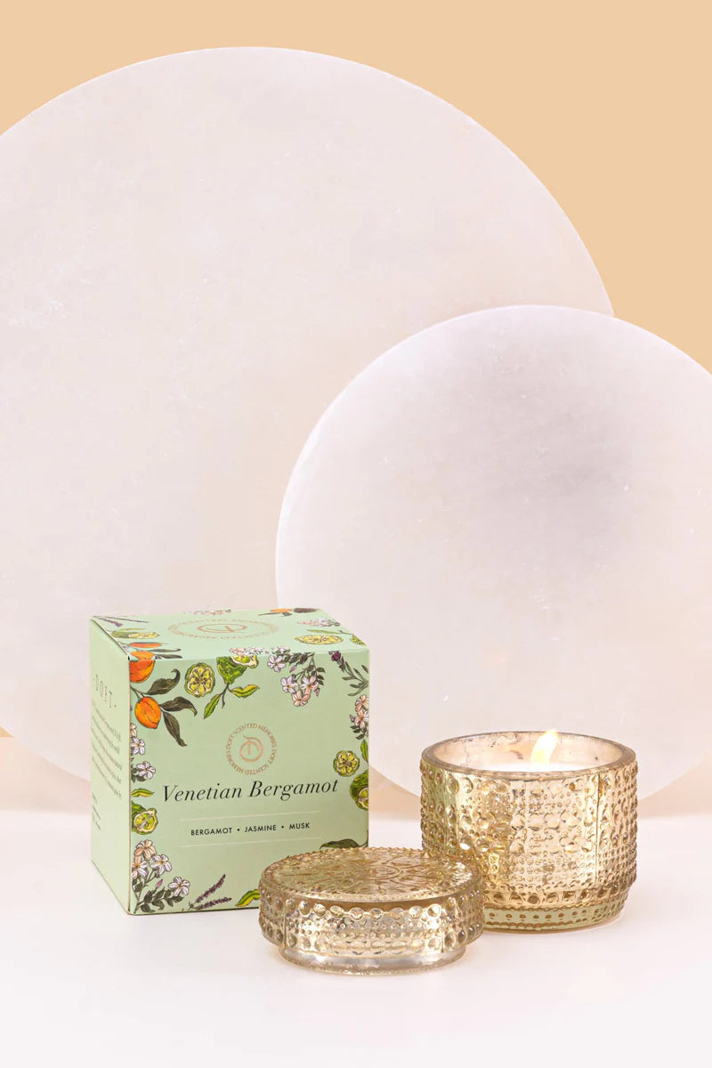 Doft Trinket Jar Candle | Gold | Venetian Bergamot