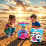 Kriiddaank Stitch Dizzy Glow Top - LED Light & Music Spinning Top Toy for Kids