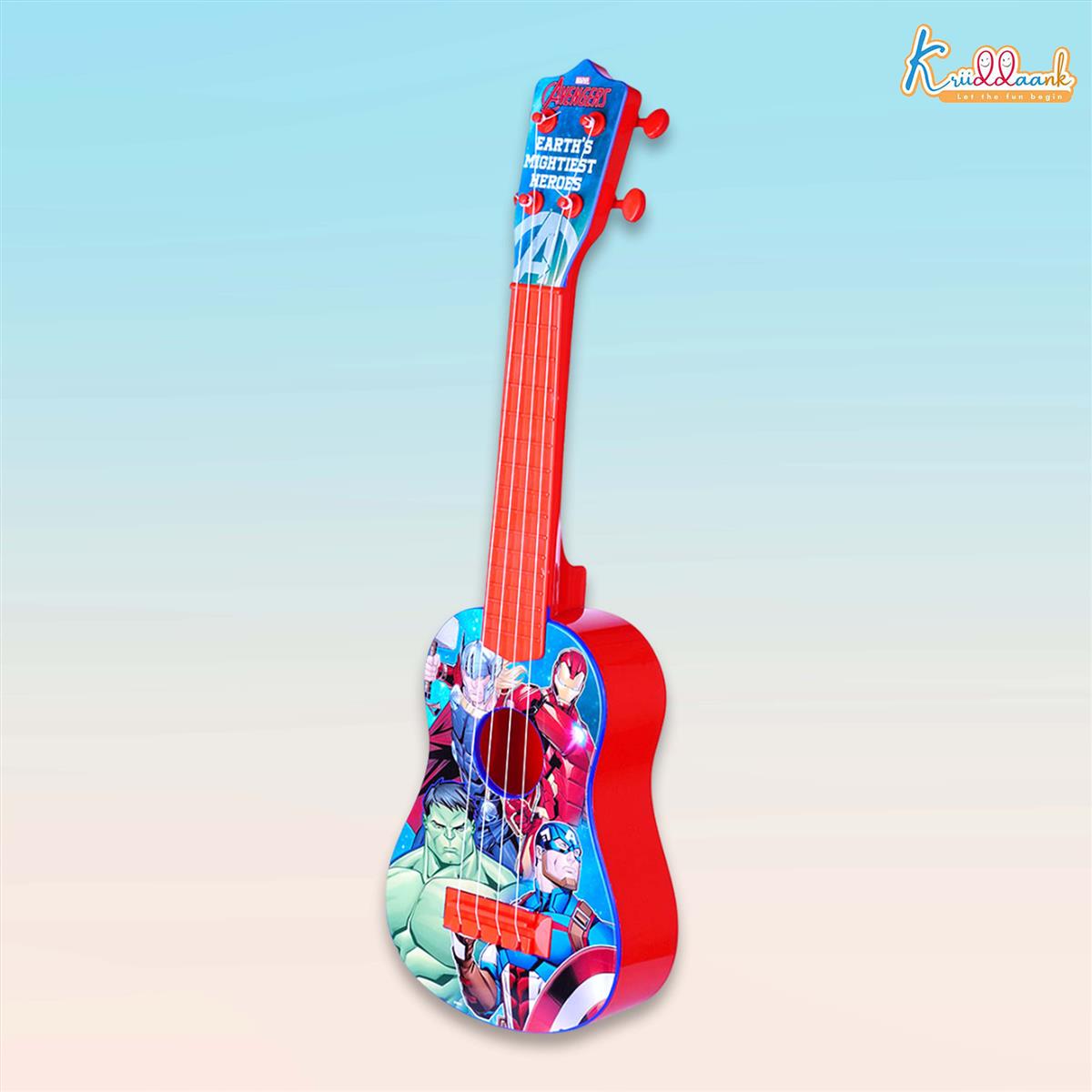 Kriiddaank Marvel Avengers Theme 4-String Guitar Toy for Kids