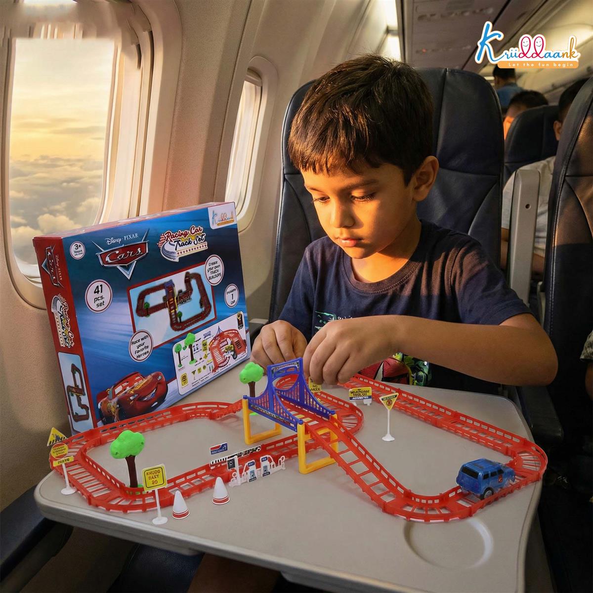 Kriiddaank Disney Theme Cars Mini Track Set