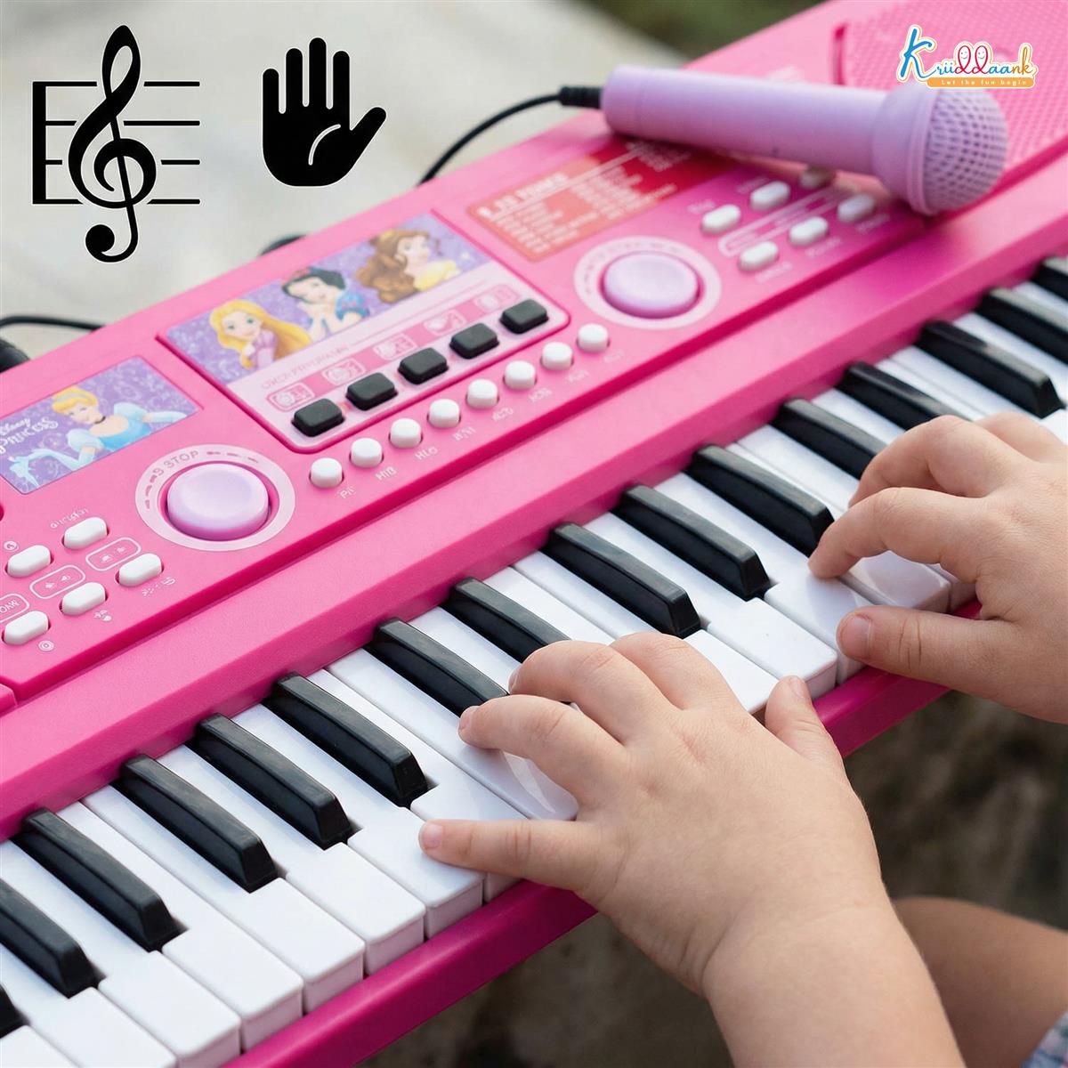 Kriiddaank Princess Keyboard Piano for Girls - 50 Keys (49 Scale Organ)