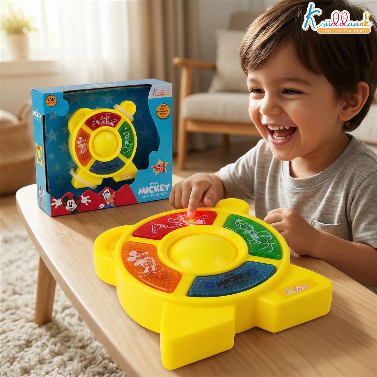 Kriiddaank Disney Mickey Mouse Clubhouse Theme Guitar Music Set  Fun