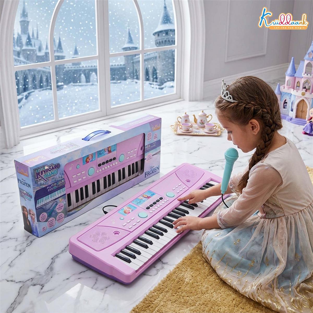 Kriiddaank Frozen Keyboard Piano for Kids with 50 Keys,