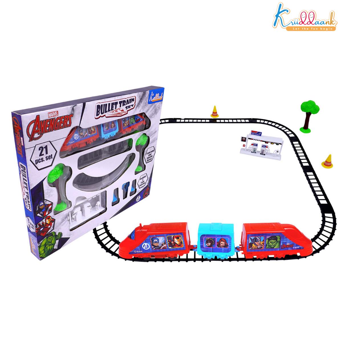 Kriiddaank Marvel Avengers 21-Piece Train Set