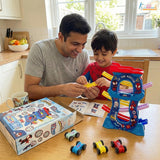 Kriiddaank Zig Zag Zoomer Spiderman Ramp Racer Car Set