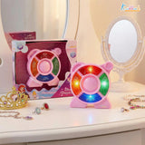Kriiddaank Princess Theme Music Star - Fairy Tale Audio Device & Star Royal LED Speaker for Kids