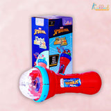 Kriiddaank Spiderman Musical Karaoke Microphone for Kids with Rotating Disco Lights & Projector