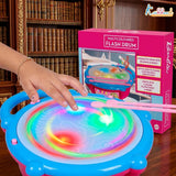 Kriiddaank Barbie Electronic Flash Drum with 3D Rhythm Lights & Music