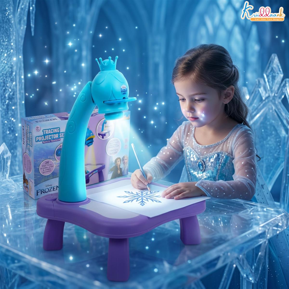 Kriiddaank Frozen Tracing Projector for Kids