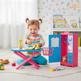 Kriiddaank Hasbro Peppa Pig Iron Playset - Kids Laundry & Ironing Board Toy with Lights & Sound