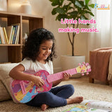 Kriiddaank Disney Princess Theme Big Guitar Toy for Girls
