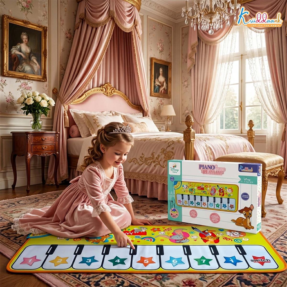 Kriiddaank Piano Music Play Mat for Kids - Classical Interactive Musical Floor Mat