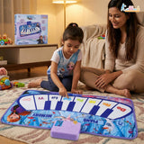 Kriiddaank Frozen Theme Piano Music Mat - Step-On Floor Piano with Elsa & Anna,