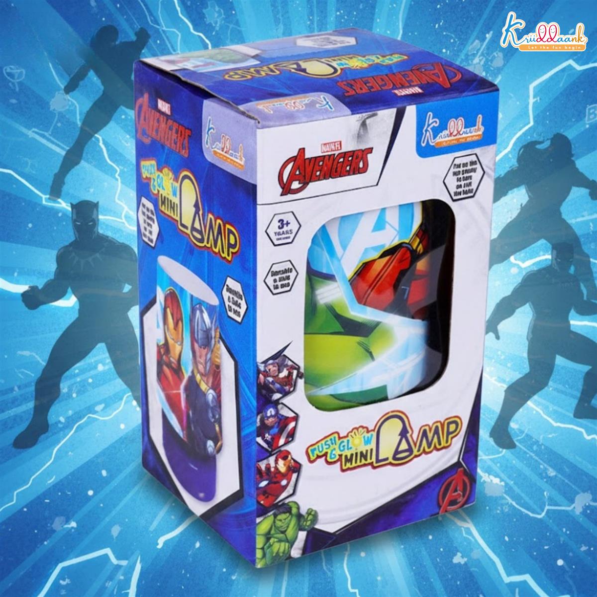 Kriiddaank Marvel Avengers Theme LED Table Lamp for Kids