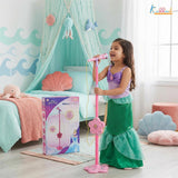 Kriiddaank Disney Princess Portable Karaoke Microphone for Kids with Adjustable Stand (Up to 106cm)
