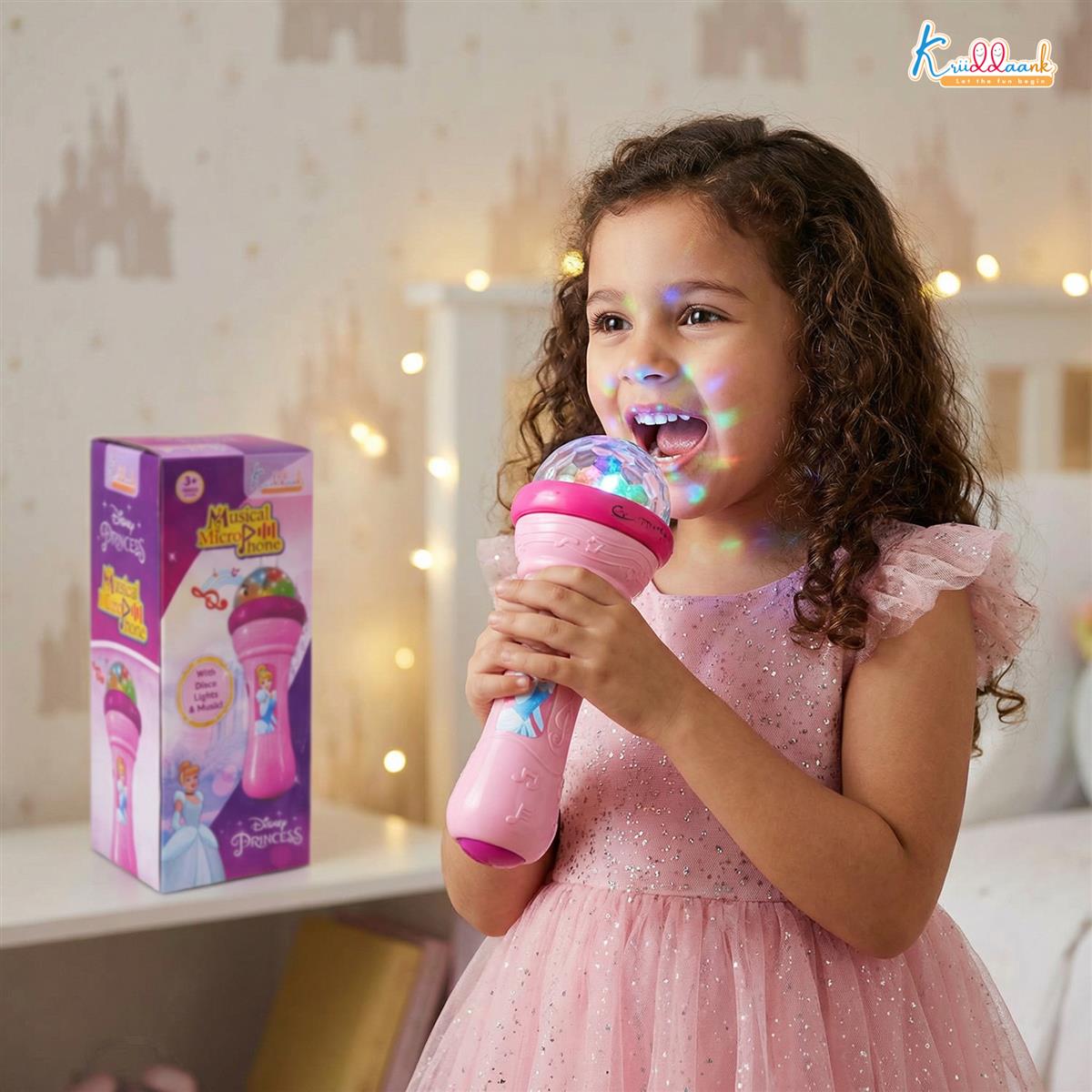 Kriiddaank Minnie Mouse Musical Karaoke Microphone Toy for Kids