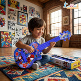 Kriiddaank Spiderman 4-String Small Toy Guitar for Kids
