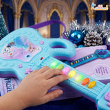Kriiddaank Frozen Theme Musical Guitar for Kids with Elsa & Anna Blue