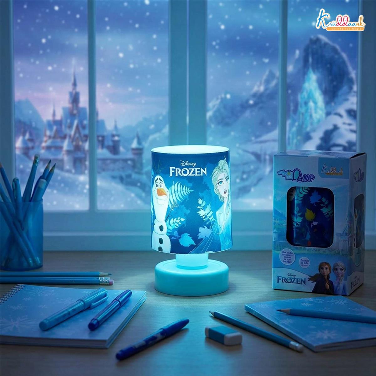 Kriiddaank Frozen Theme LED Table Lamp for Kids