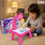 Kriiddaank Disney Princess Tracing Projector for Kids Pink