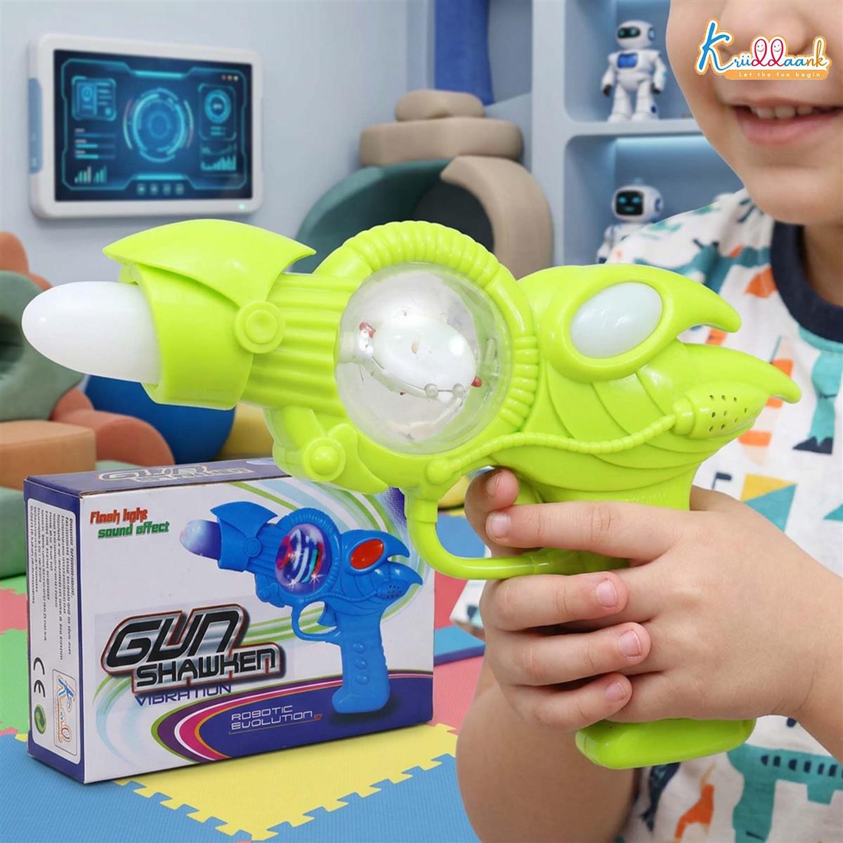Kriiddaank Musical Gun Shooting Playset for Boys & Girls
