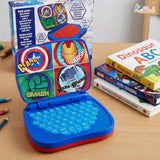 Kriiddaank Avengers Theme Educational Laptop Without Screen for Kids