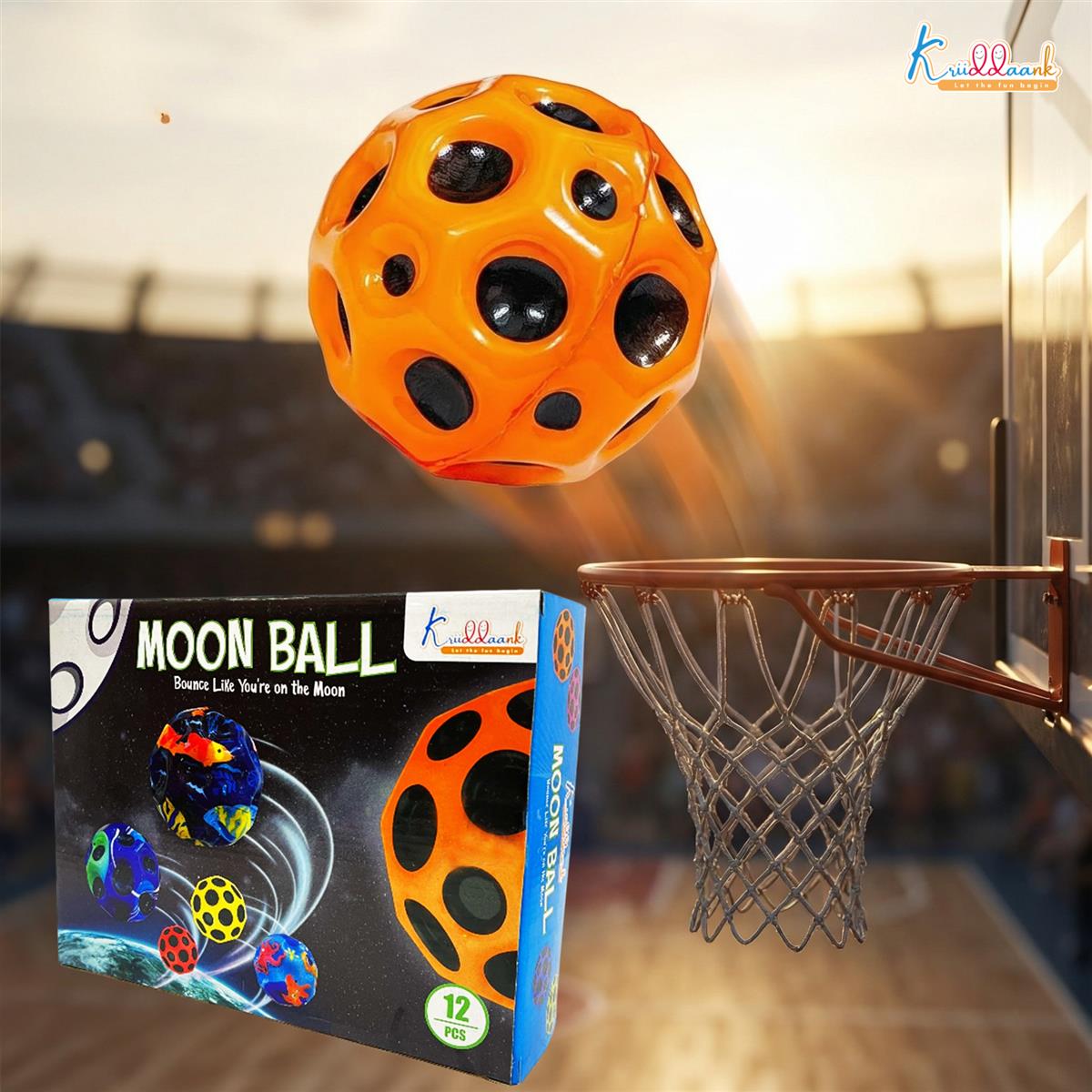 Kriiddaank Moon Ball Pack of 12
