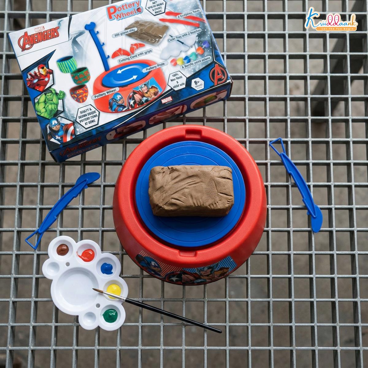 Kriiddaank Marvel Avengers Theme Pottery Wheel
