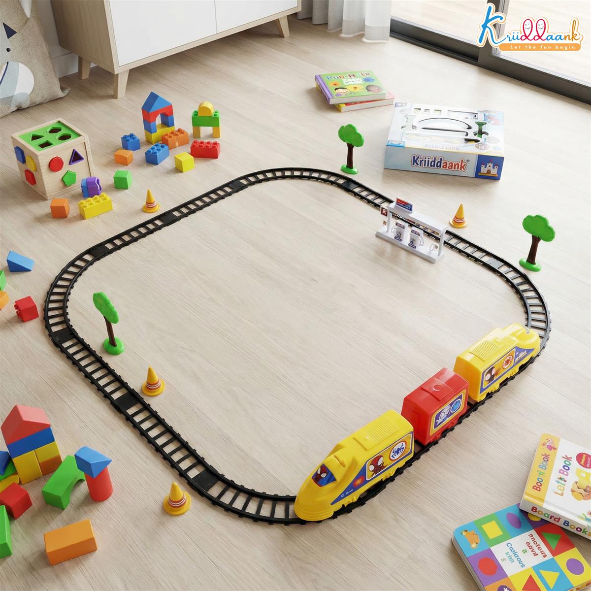 Kriiddaank Spiderman Bullet Train Set for Kids