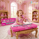 Kriiddaank Barbie Kids Keyboard Piano - 61 Key