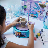 Kriiddaank Frozen Theme Pottery Wheel Kit for Kids