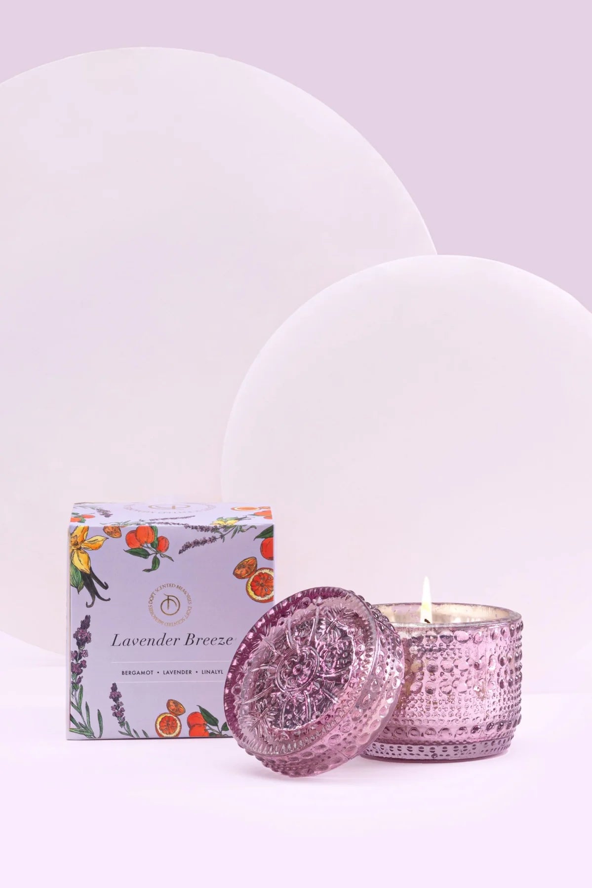 Doft Trinket Jar Candle | Purple | Lavender Breeze