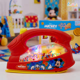 Kriiddaank Mickey Mouse Theme Pretend Play Iron Toy for Kids with Lights and Sound