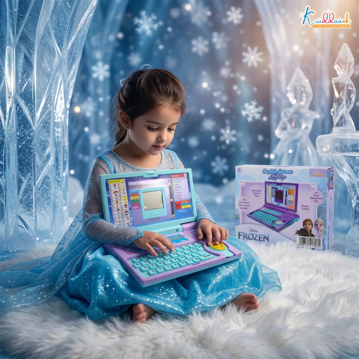 Kriiddaank Frozen Educational Laptop for Kids