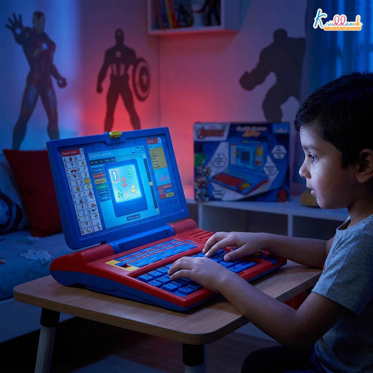 Kriiddaank Avengers Educational Laptop for Kids