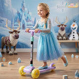 Kriiddaank Disney Frozen Adventure 3-Wheel Kick Scooter for Kids - 5-Level