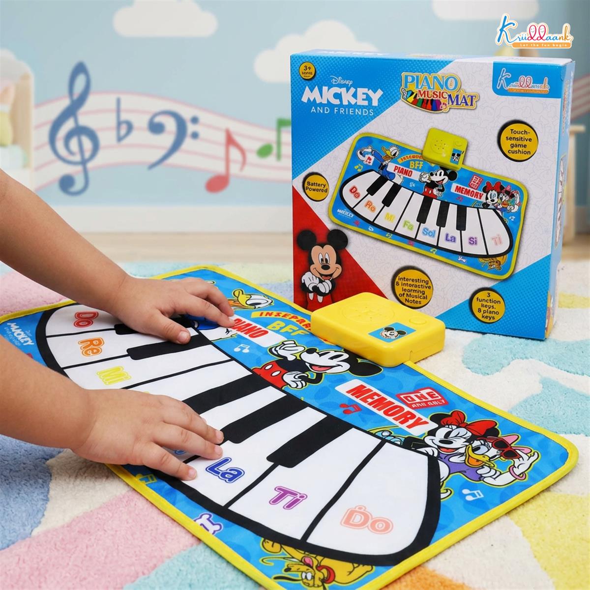Kriiddaank Disney Mickey Mouse Piano Music Play Mat