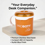 Probott Lite Cuppa Stainless Steel Mug Orange 280ml