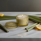 Lerrica Faceted Crystal Jar Candle Elegance - 180 GM