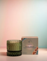 Lerrica Faceted Crystal Jar Candle Elegance - 180 GM