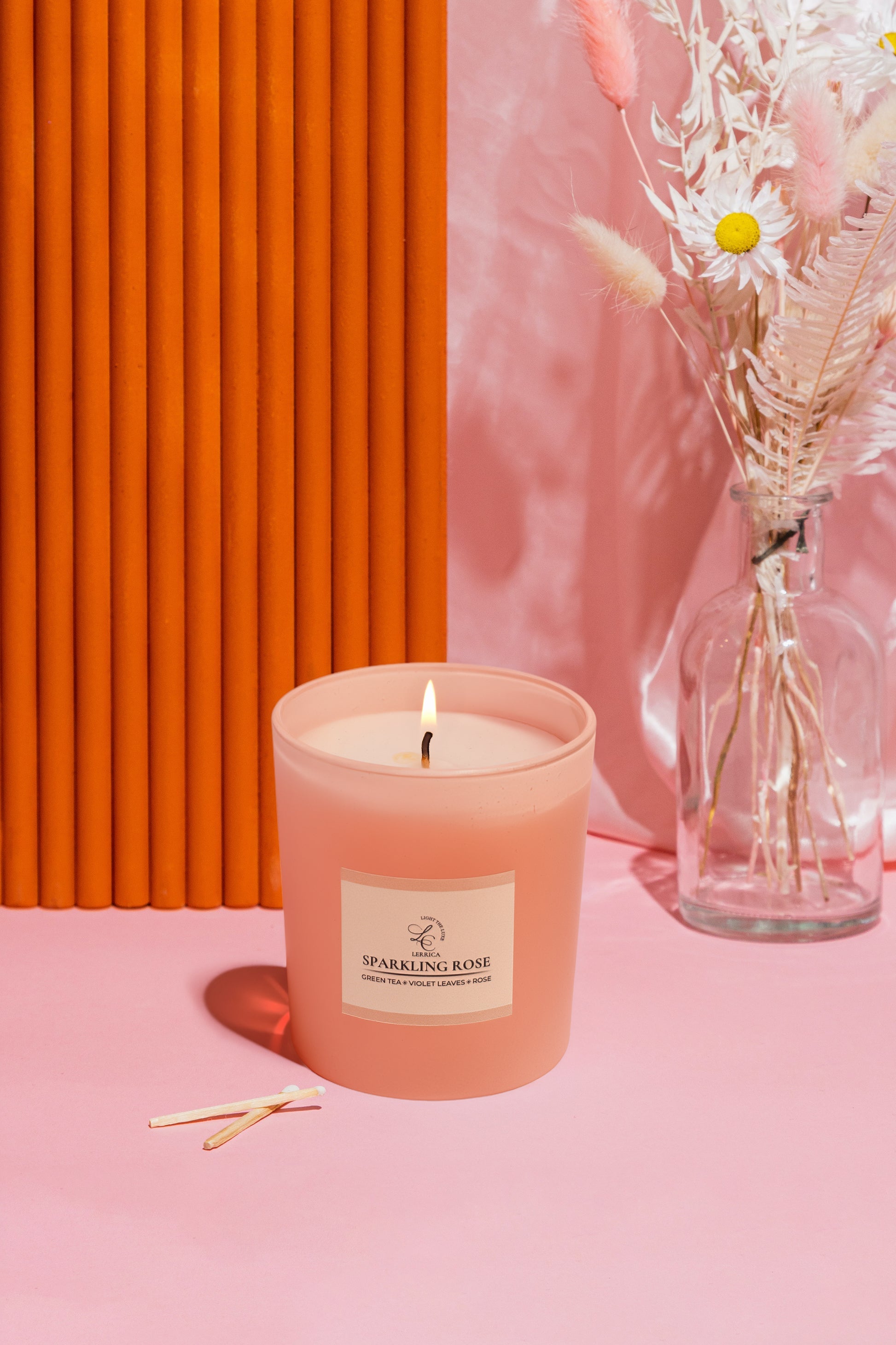 Lerrica Zenith Matte Jar Candle w/ Metal Lid - 210 GM