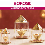 Borosil Akhand Diya, Brass
