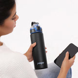 Pexpo Arctic SS Water Bottle with Double Lock Cap 800 ML