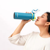 Pexpo Arctic SS Water Bottle with Double Lock Cap 800 ML