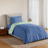 Spaces Essentials 100% Cotton Single Quilt, 170 TC, Solid, True Blue