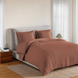Spaces Essentials 100% Cotton Double Quilt, 170 TC, Solid, Mocha Mousse