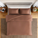 Spaces Essentials 100% Cotton Double Quilt, 170 TC, Solid, Mocha Mousse