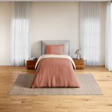 Spaces Essentials 100% Cotton Single Quilt, 170 TC, Solid, Mocha Mousse