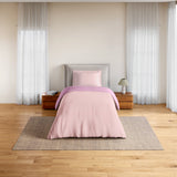 Spaces Essentials 100% Cotton Single Quilt, 170 TC, Solid, Pink Dogwood